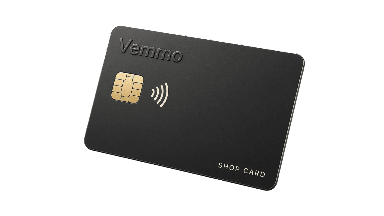 Vemmo shop card for taking payment on the floor
