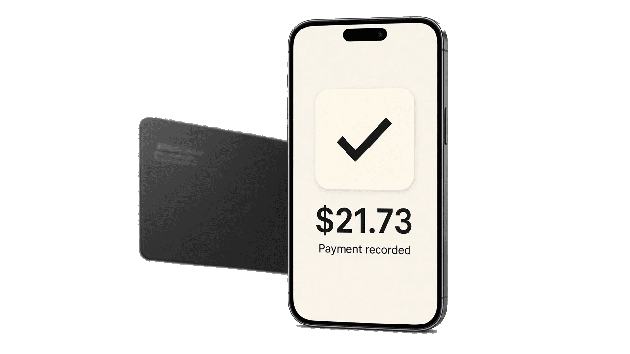 Phone showing a Vemmo payment recorded confirmation